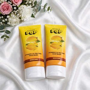 pack of 2 Sugar Pop Vitamin C & Tea Tree Face Wash