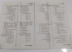 Exam Preparation Booklet Tet paper 1