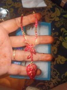 Stunning Strawberry Charm Jewelry Set