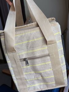 Striped Tote/Lunch Bag 💼