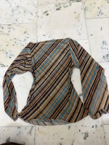 Striped Long Sleeve Top