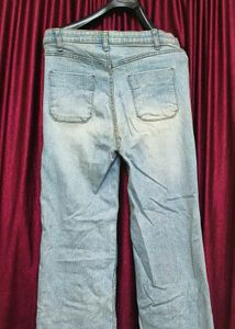 Light Wash Wide Leg Jeans