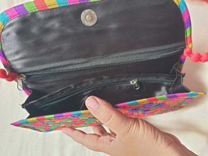 Handmade Embroidered Clutch