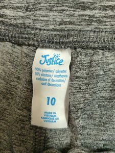 Gray "Justice" Athletic Shorts