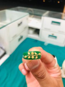 Pure Gold Plated Ladies Ring (wt:0.300g)