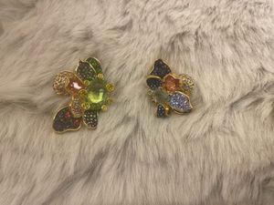 NEW 100% OG Swarovski Flower Crystal Earrings