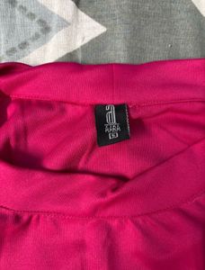 Hot Pink Halter Neck Top