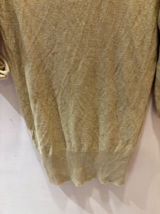 Elegant Gold shimmery V Neck Top