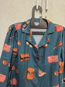 Stylish Printed Collared Shirt