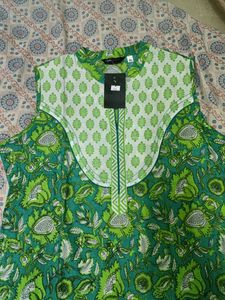 Green Cotton Kurti