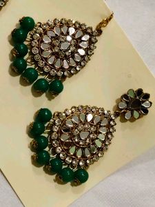 Exquisite Mirror Work Earrings
