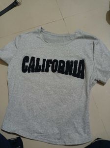 Grey California Graphic Tee