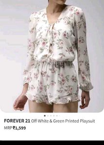 Floral Print Romper