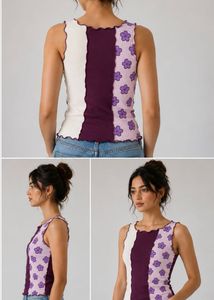 Patchwork Floral Tank Top
