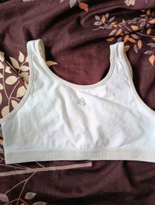 Jockey White Sports Bra