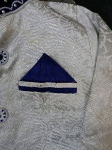 White and Blue Color Sherwani