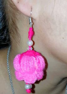 Crochet Flower jumka🎀✨