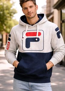Hoodie Sweatshirt Navy Blue Red Grey