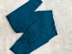 Danskin drifit workout Teal High-Waisted Leggings