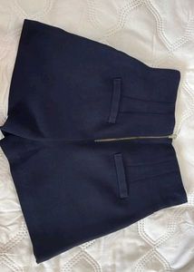 Chic Navy High-Waisted Shorts