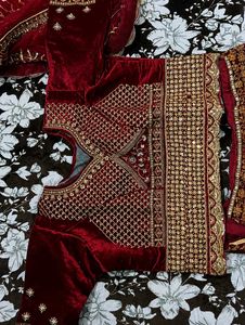heavily work lehanga at sale price