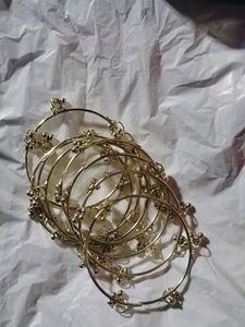 Set of Golden Bangles
