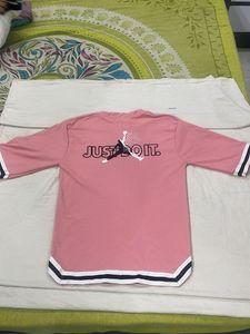 Men's Pink Oversized T-Shirt