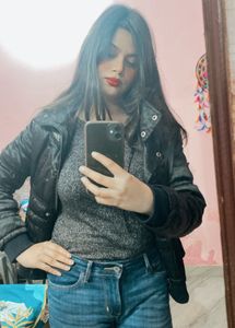 Black &amp; Silver Party Wear Backless Top( New)