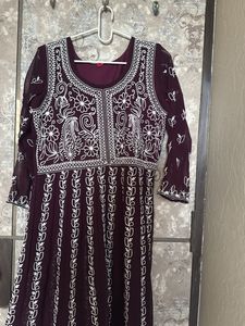 Elegant Embroidered Kurta