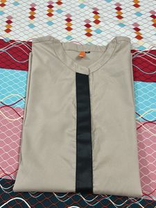 Women's Beige Formal oversized top