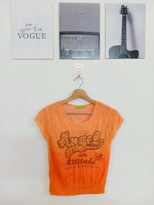 Orange "Angel with Attitude" Top
