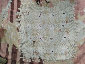 Handmade Starburst Crochet Trivet