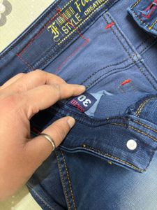 Men’s Vintage Stylish Blue Wash Denim Jeans