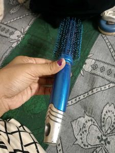 Blue Round Hair Brush