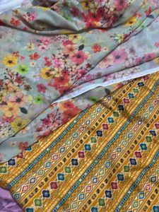 Beautiful Floral  Print kurti fabric co