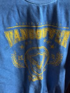 Vintage Vancouver Athletics League Blue Crewneck S