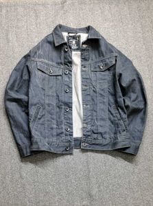 Men's Crop Denim Jacket
