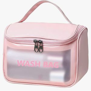 Pink Wash Bag Cosmetic Organizer
