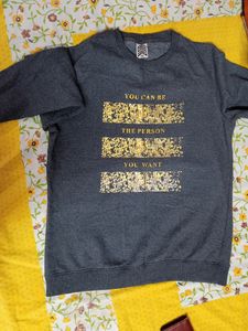 Offer Oly For Today Grey Colour Thick T-shirt Never Worn