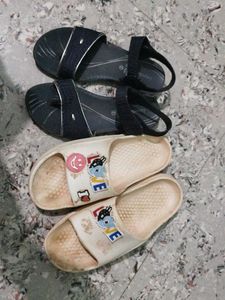 Bundle of Sandals and Slides donate
