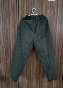 Olive Green Casual trousers