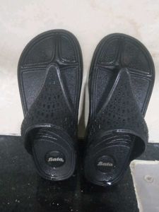 Bata Black Flip Flops