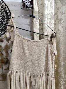 Boho Smocked Tiered Maxi Dress