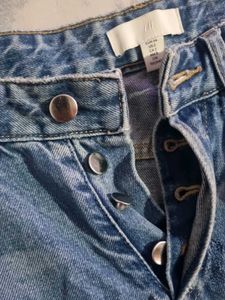Wide Leg Jeans - Light Wash Denim