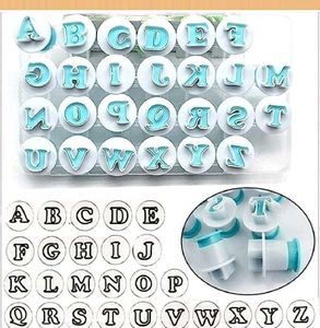Alphabet Embosser Cookie Cutters