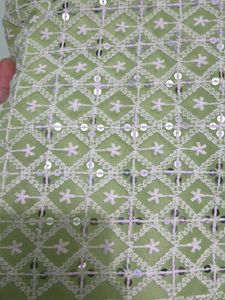 Elegant Green Sequined Chikankari Kurta not used