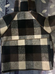 Vintage Plaid Hooded Jacket