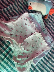 cute crop white top