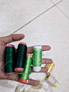 Embroidery Thread &amp; Beads Set