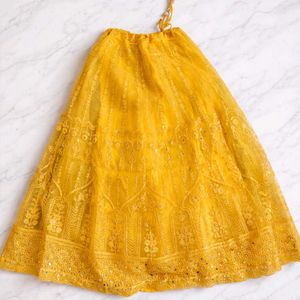 Gorgeous Yellow Lehenga Choli Set